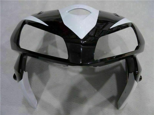 Branco Preto Abs Plástico CBR 600RR 2005-2006 Branco Preto Abs Plástico CBR 600RR 2005-2006