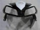 Branco Preto Abs Plástico CBR 600RR 2005-2006 Branco Preto Abs Plástico CBR 600RR 2005-2006