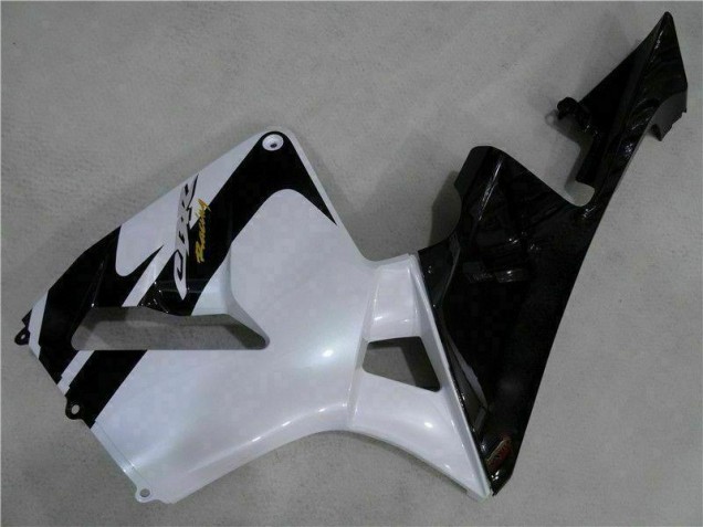 Branco Preto Abs Plástico CBR 600RR 2005-2006 Branco Preto Abs Plástico CBR 600RR 2005-2006