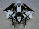 Branco Preto Abs Plástico CBR 600RR 2005-2006 Branco Preto Abs Plástico CBR 600RR 2005-2006