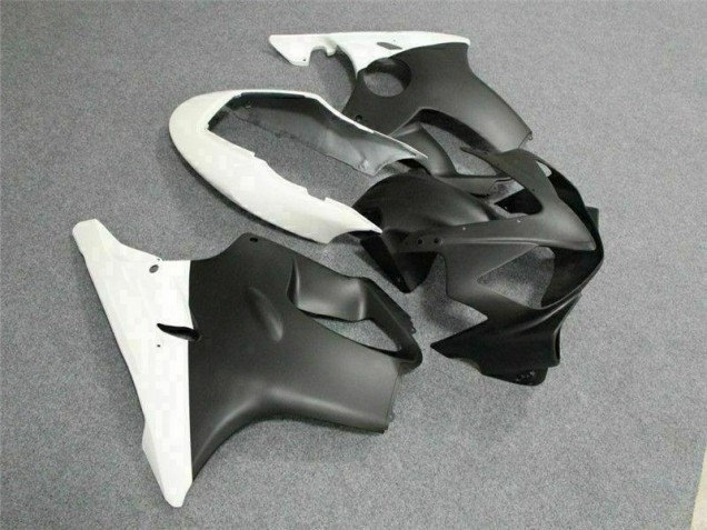 Branco Preto Abs Plásticos CBR 600 F4i 2004-2007 Branco Preto Abs Plásticos CBR 600 F4i 2004-2007