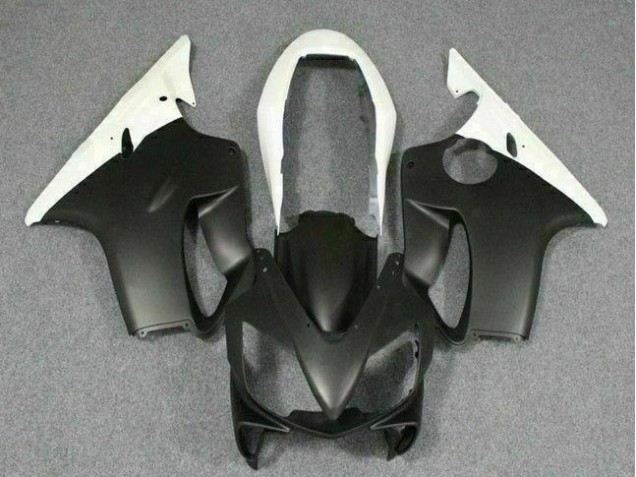 Branco Preto Abs Plásticos CBR 600 F4i 2004-2007 Branco Preto Abs Plásticos CBR 600 F4i 2004-2007