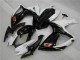 Branco Preto Abs Plásticos GSXR 600 / 750 K6 2006-2007