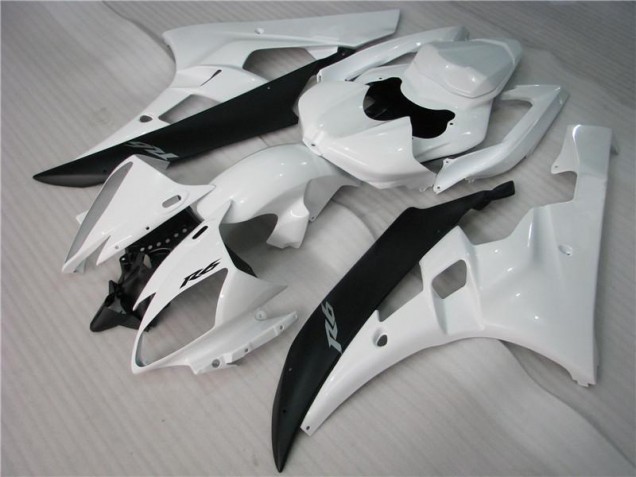 Branco Preto Abs Plásticos R6 2006-2007