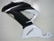 Branco Preto Abs Plásticos ZX6R 2013-2018 Branco Preto Abs Plásticos ZX6R 2013-2018