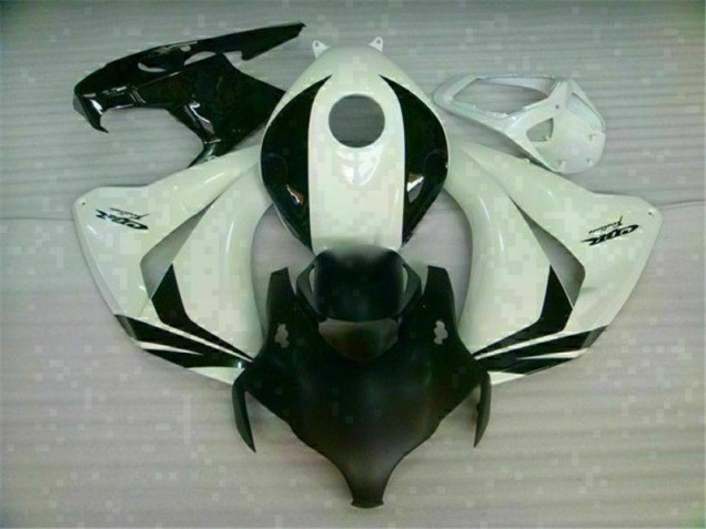 Branco Preto Carenagem CBR 1000RR 2008-2011 Branco Preto Carenagem CBR 1000RR 2008-2011