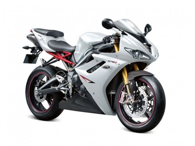 Branco Preto Carenagem Daytona 675 Triple 2006-2008 Branco Preto Carenagem Daytona 675 Triple 2006-2008