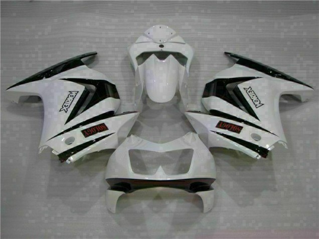 Branco Preto Carenagem EX250 2008-2012