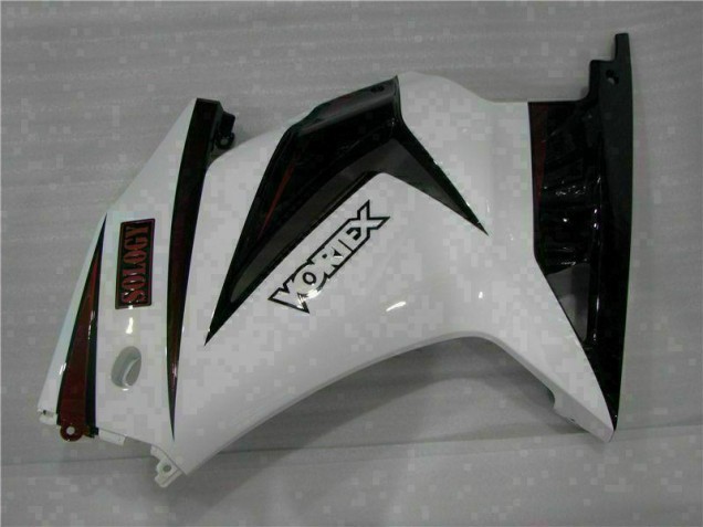 Branco Preto Carenagem EX250 2008-2012