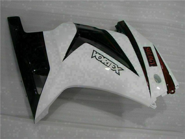 Branco Preto Carenagem EX250 2008-2012
