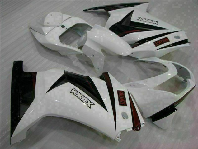 Branco Preto Carenagem EX250 2008-2012
