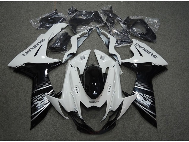 Branco Preto Carenagem GSXR 600 K11 2011-2021