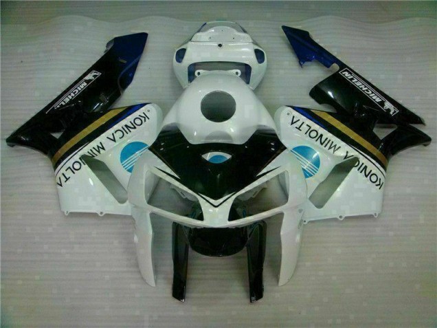 Branco Preto Carenagem & Plástico CBR 600RR 2005-2006 Branco Preto Carenagem & Plástico CBR 600RR 2005-2006