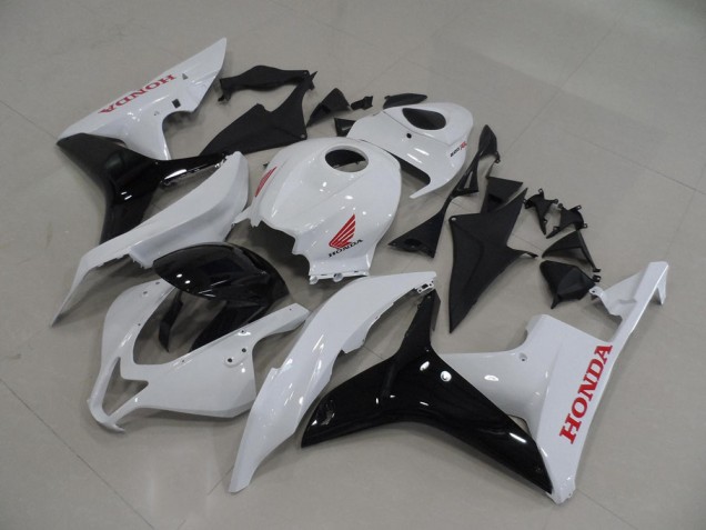 Branco Preto Carenagem & Plástico CBR 600RR 2009-2012 Branco Preto Carenagem & Plástico CBR 600RR 2009-2012