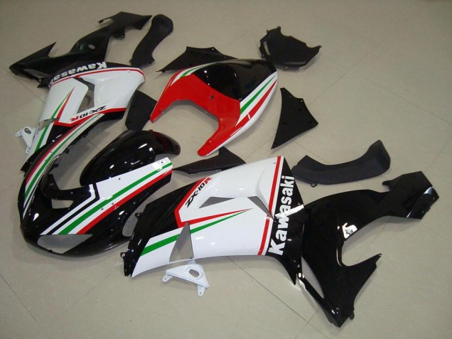 Branco & Preto Carenagem ZX10R 2006-2007 Branco & Preto Carenagem ZX10R 2006-2007