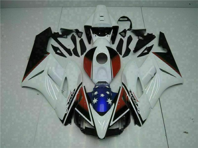Branco Preto Carroçaria CBR 1000RR 2004-2005 Branco Preto Carroçaria CBR 1000RR 2004-2005
