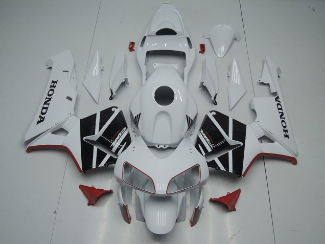 Branco Preto Carroçaria CBR 600RR 2003-2004 Branco Preto Carroçaria CBR 600RR 2003-2004