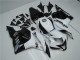Branco Preto Carroçaria CBR 600RR 2009-2012 Branco Preto Carroçaria CBR 600RR 2009-2012