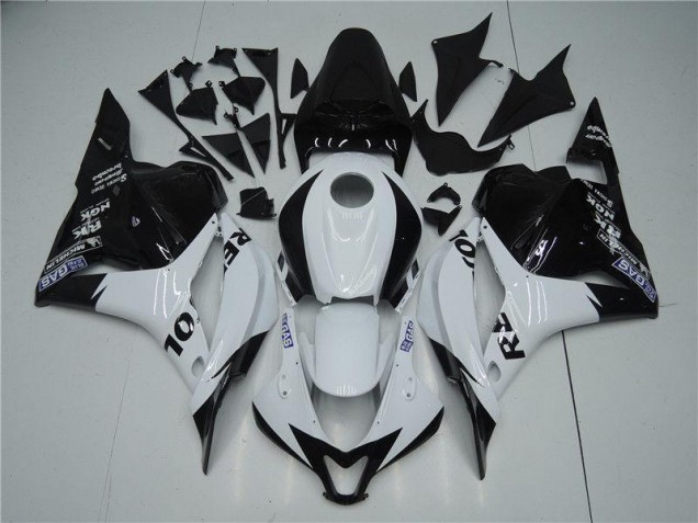 Branco Preto Carroçaria CBR 600RR 2009-2012 Branco Preto Carroçaria CBR 600RR 2009-2012