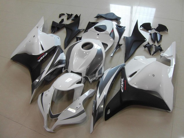 Branco Preto Cinzento Carenagem CBR 600RR 2009-2012 Branco Preto Cinzento Carenagem CBR 600RR 2009-2012