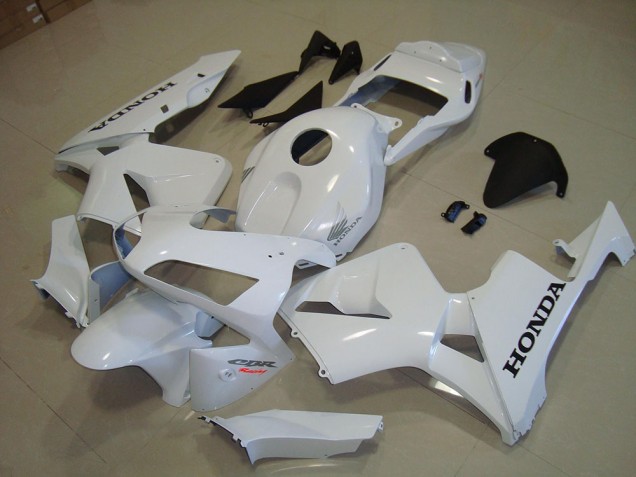 Branco Preto Decalque Carenagem CBR 600RR 2003-2004 Branco Preto Decalque Carenagem CBR 600RR 2003-2004