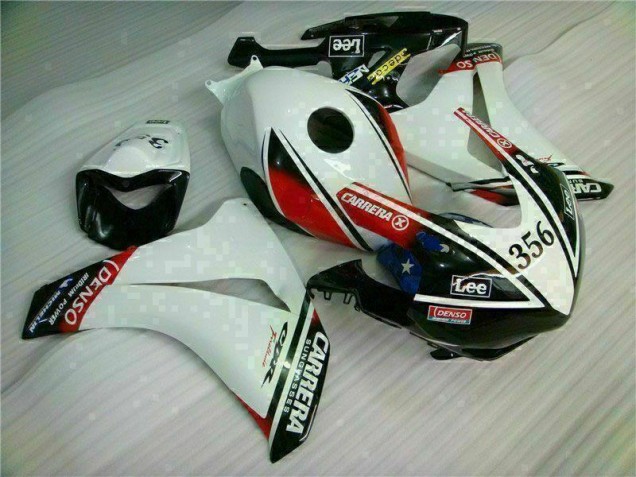 Branco Preto Injeção Kit Carenagem CBR 1000RR 2008-2011 Branco Preto Injeção Kit Carenagem CBR 1000RR 2008-2011