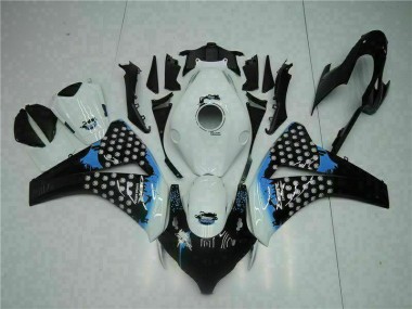 Branco Preto Injeção Kit Carenagem CBR 1000RR 2008-2011