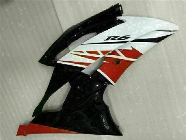Branco Preto Injeção Kit Carenagem R6 2008-2016 Branco Preto Injeção Kit Carenagem R6 2008-2016