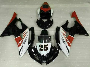 Branco Preto Injeção Kit Carenagem R6 2008-2016