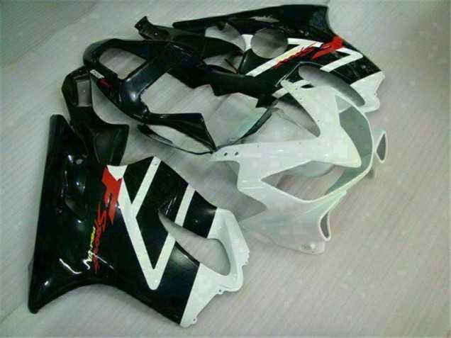 Branco Preto Kits Carenagem CBR 600 F4i 2001-2003 Branco Preto Kits Carenagem CBR 600 F4i 2001-2003
