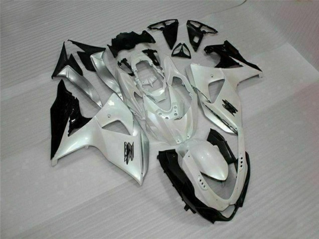 Branco Preto Kits Carenagem GSXR 1000 K9 2009-2016 Branco Preto Kits Carenagem GSXR 1000 K9 2009-2016