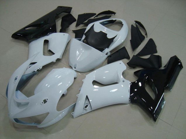 Branco Preto Kits Carenagem ZX6R 2005-2006