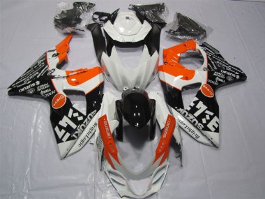 Branco Preto Laranja Bright Logic Carenagem GSXR 1000 K9 2009-2016