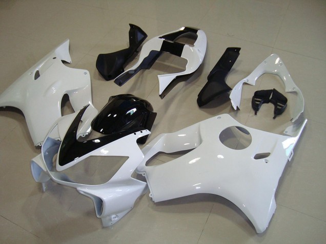 Branco & Preto Listra Carenagem CBR 600 F4i 2001-2003 Branco & Preto Listra Carenagem CBR 600 F4i 2001-2003