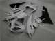 Branco Preto Ninja Carenagem ZX6R 2009-2012 Branco Preto Ninja Carenagem ZX6R 2009-2012