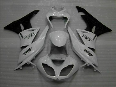 Branco Preto Ninja Carenagem ZX6R 2009-2012