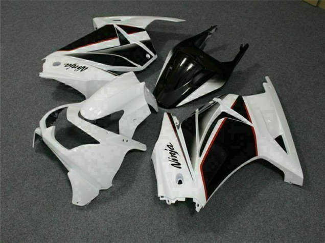 Branco Preto Ninja Kit Carenagem EX250 2008-2012