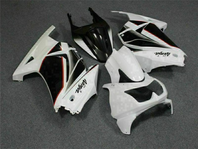 Branco Preto Ninja Kit Carenagem EX250 2008-2012