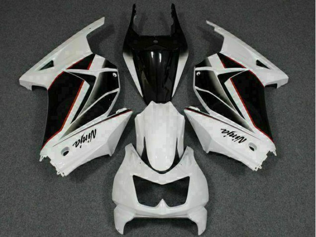 Branco Preto Ninja Kit Carenagem EX250 2008-2012