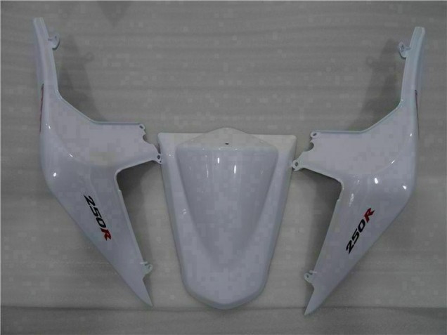 Branco Preto Ninja Kits Carenagem EX250 2008-2012 Branco Preto Ninja Kits Carenagem EX250 2008-2012