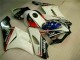Branco Preto Plástico CBR 1000RR 2004-2005 Branco Preto Plástico CBR 1000RR 2004-2005