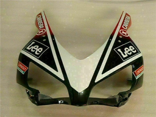Branco Preto Plástico CBR 1000RR 2004-2005 Branco Preto Plástico CBR 1000RR 2004-2005