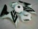Branco Preto Plásticos CBR 1000RR 2004-2005 Branco Preto Plásticos CBR 1000RR 2004-2005