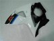 Branco Preto Plásticos GSXR 1000 K9 2009-2016
