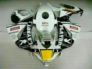 Branco Preto Playboy Abs Carenagem CBR 1000RR 2008-2011