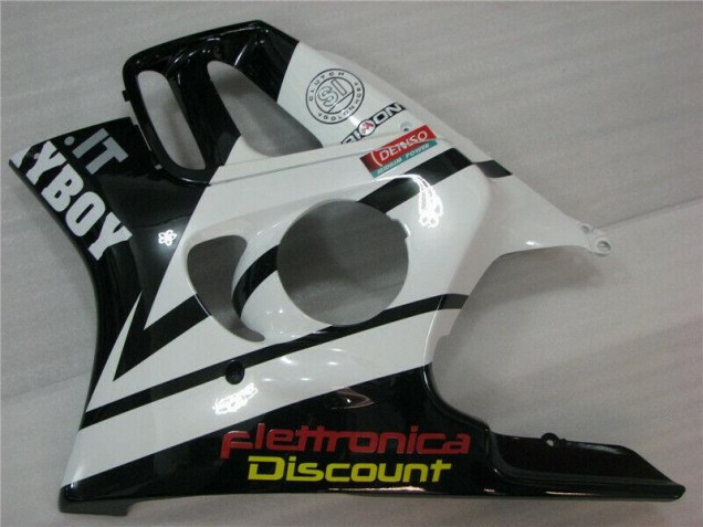 Branco Preto Playboy Carenagem CBR 600 F3 1995-1998 Branco Preto Playboy Carenagem CBR 600 F3 1995-1998