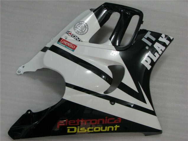 Branco Preto Playboy Carenagem CBR 600 F3 1995-1998 Branco Preto Playboy Carenagem CBR 600 F3 1995-1998
