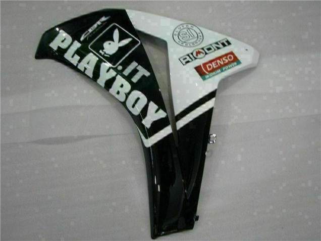 Branco Preto Playboy Carenagem & Plástico CBR 1000RR 2008-2011 Branco Preto Playboy Carenagem & Plástico CBR 1000RR 2008-2011