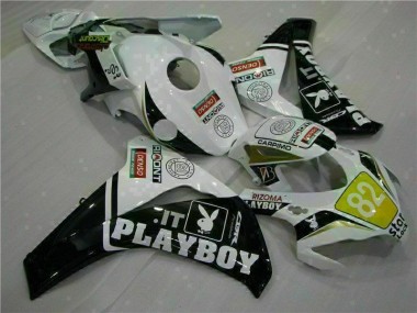Branco Preto Playboy Carenagem & Plástico CBR 1000RR 2008-2011