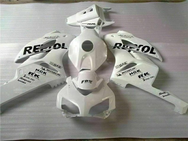 Branco Preto Repsol Carenagem CBR 1000RR 2004-2005 Branco Preto Repsol Carenagem CBR 1000RR 2004-2005